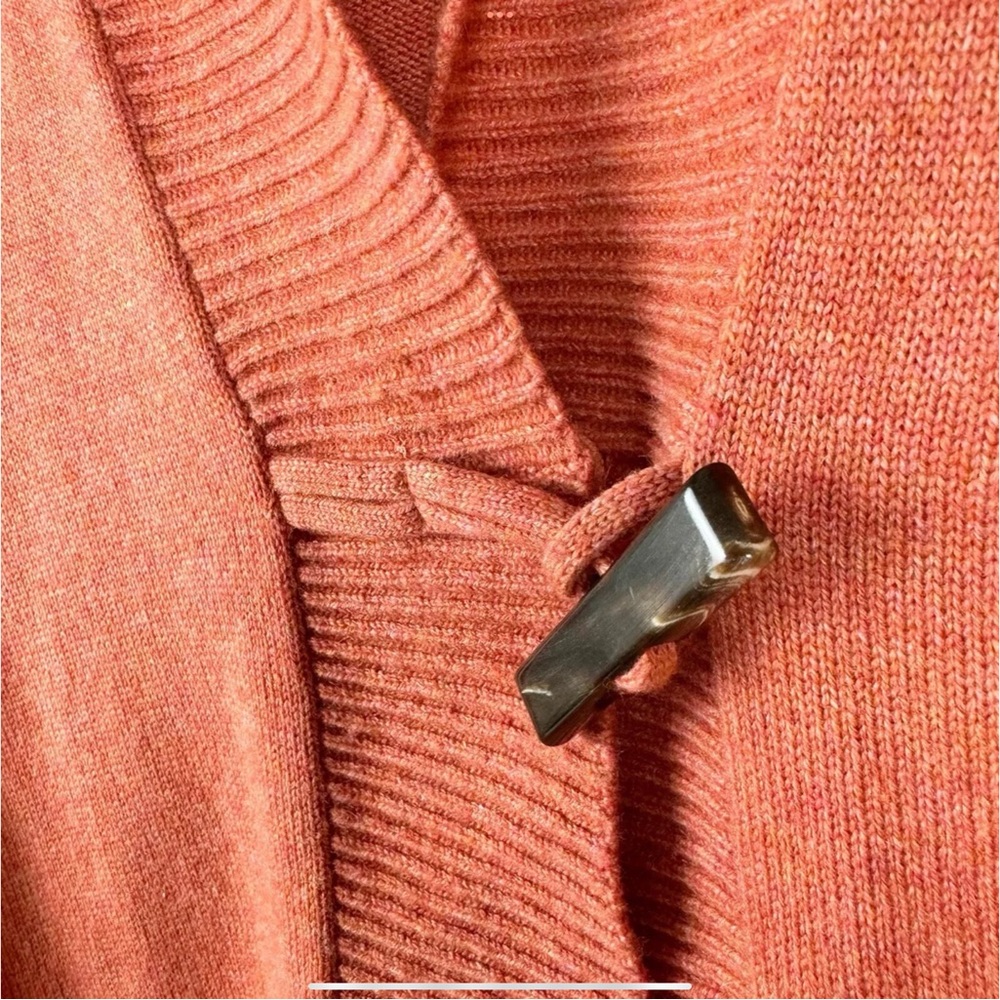 Brunello Cucinelli Rust Open Cardigan - Picture 3 of 10